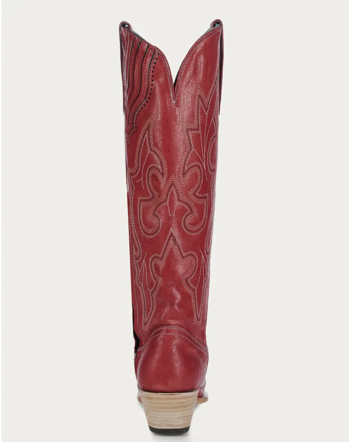 CORRAL WOMEN'S EMBROIDERY TALL TOP RED SNIP TOE COWBOY BOOT Sanchez Brothers Western Wear Aurora