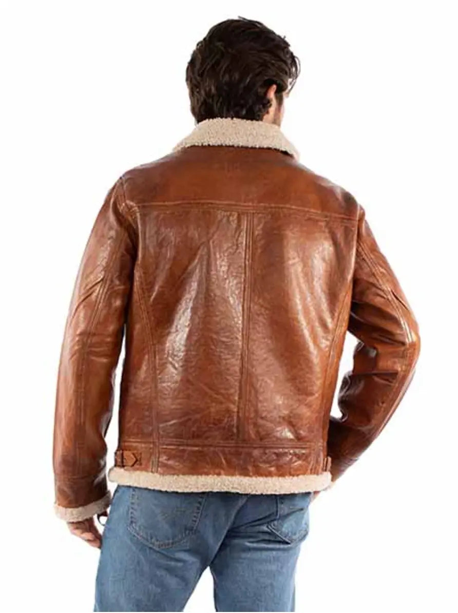 Scully Leather Sherpa Jacket Scully