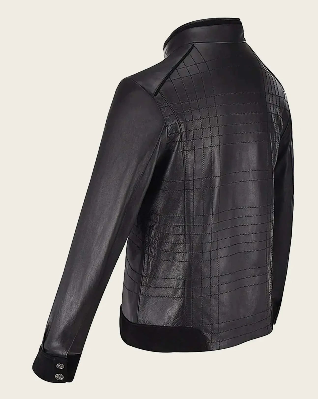 Cuadra Black Manadarin Neck Jacket Cuadra