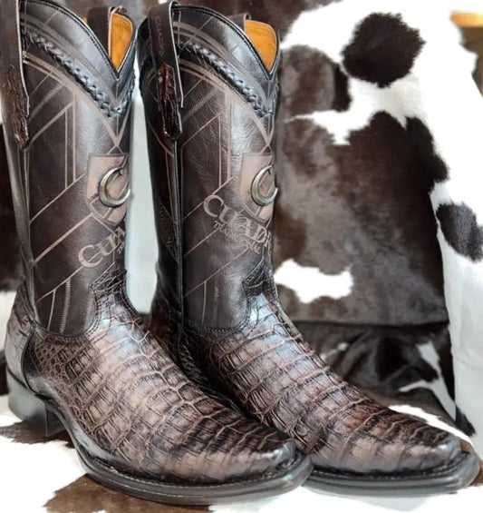 Cuadra Caiman Narrow Square Toe Brown Cuadra
