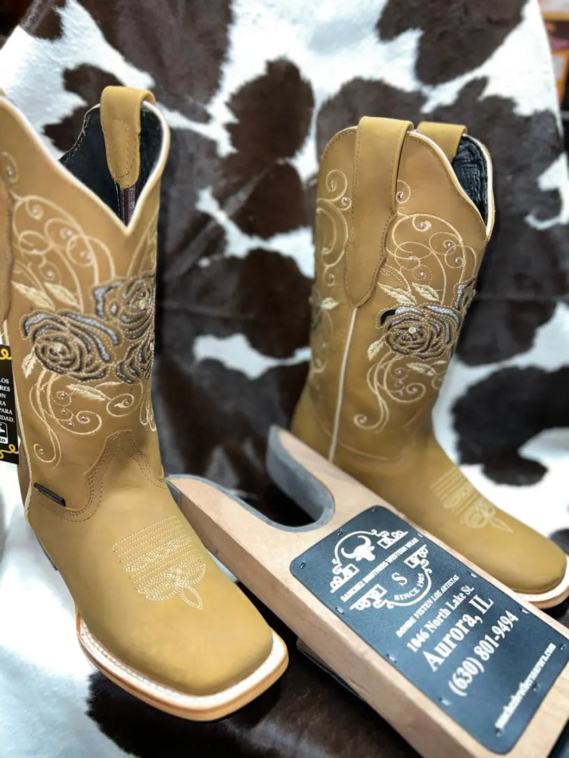 Cuatrero Dama Rosas Lazer Cobre Sanchez Brothers Western Wear Aurora