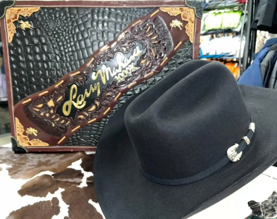 LARRY MAHAN 1,000X FELT HAT LARRY MAHAN