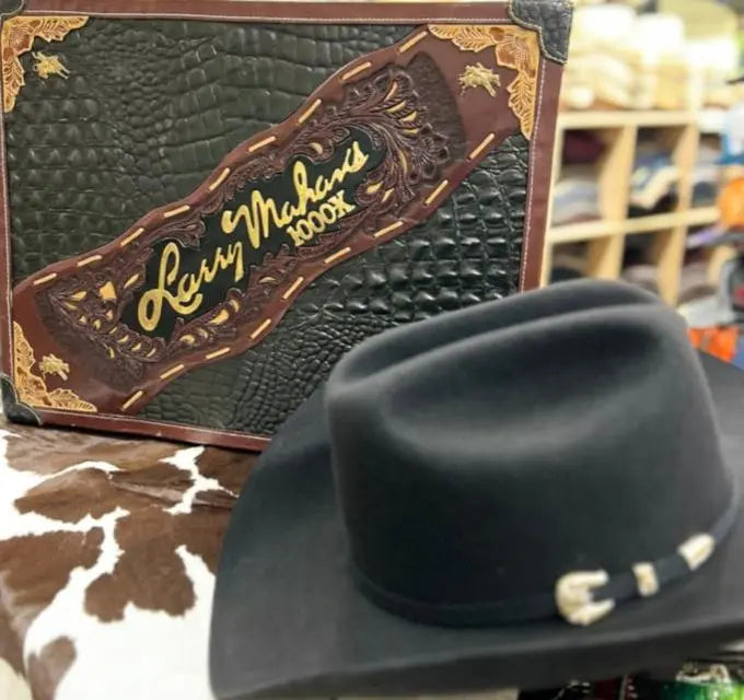 LARRY MAHAN 1,000X FELT HAT LARRY MAHAN